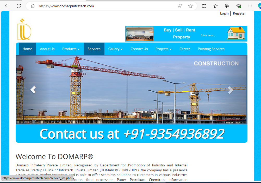 Domarp - Construction and Construction Engineering Services